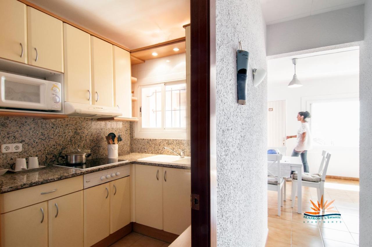 Seafront L'Estartit Roof Apartment Bagian luar foto